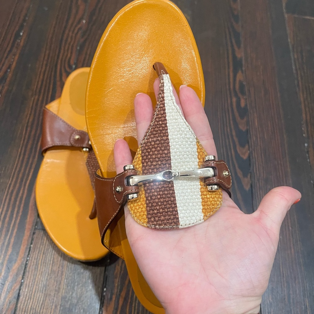 Gucci Brown and Tan Sandals - Picture 2 of 5